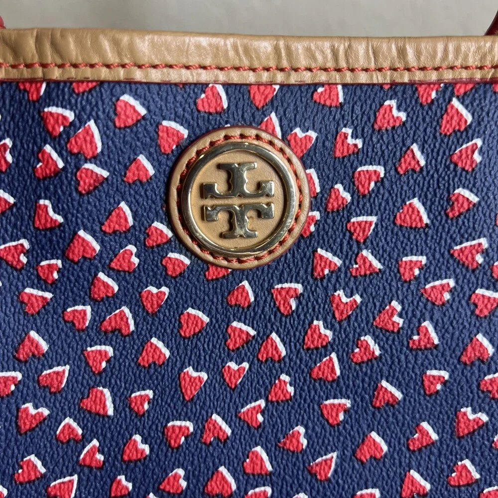 Tory Burch Kerrington Valentines Amore Tote Fair Condition Shoulder Bag